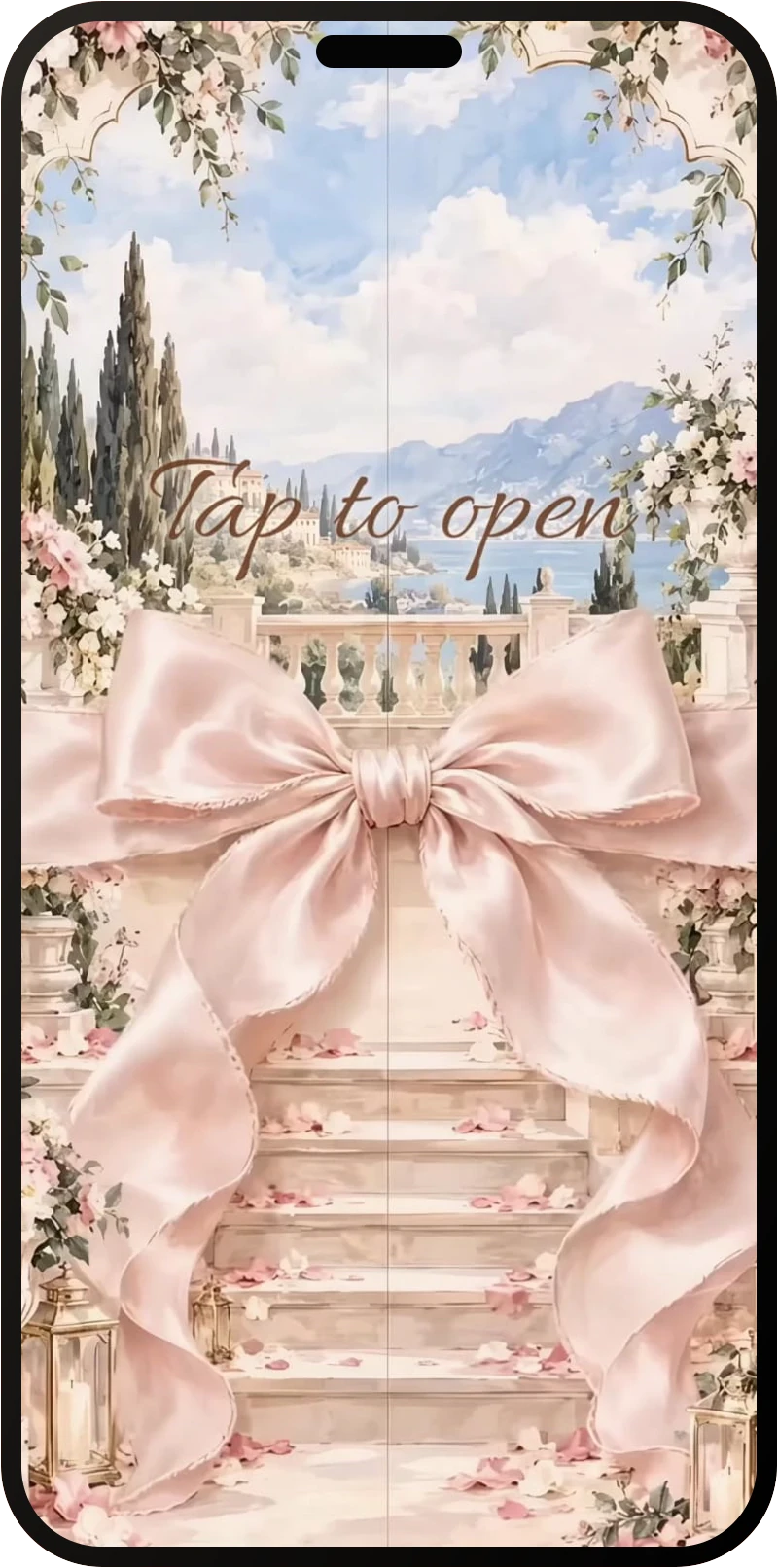 Pastel Riviera Wedding Website