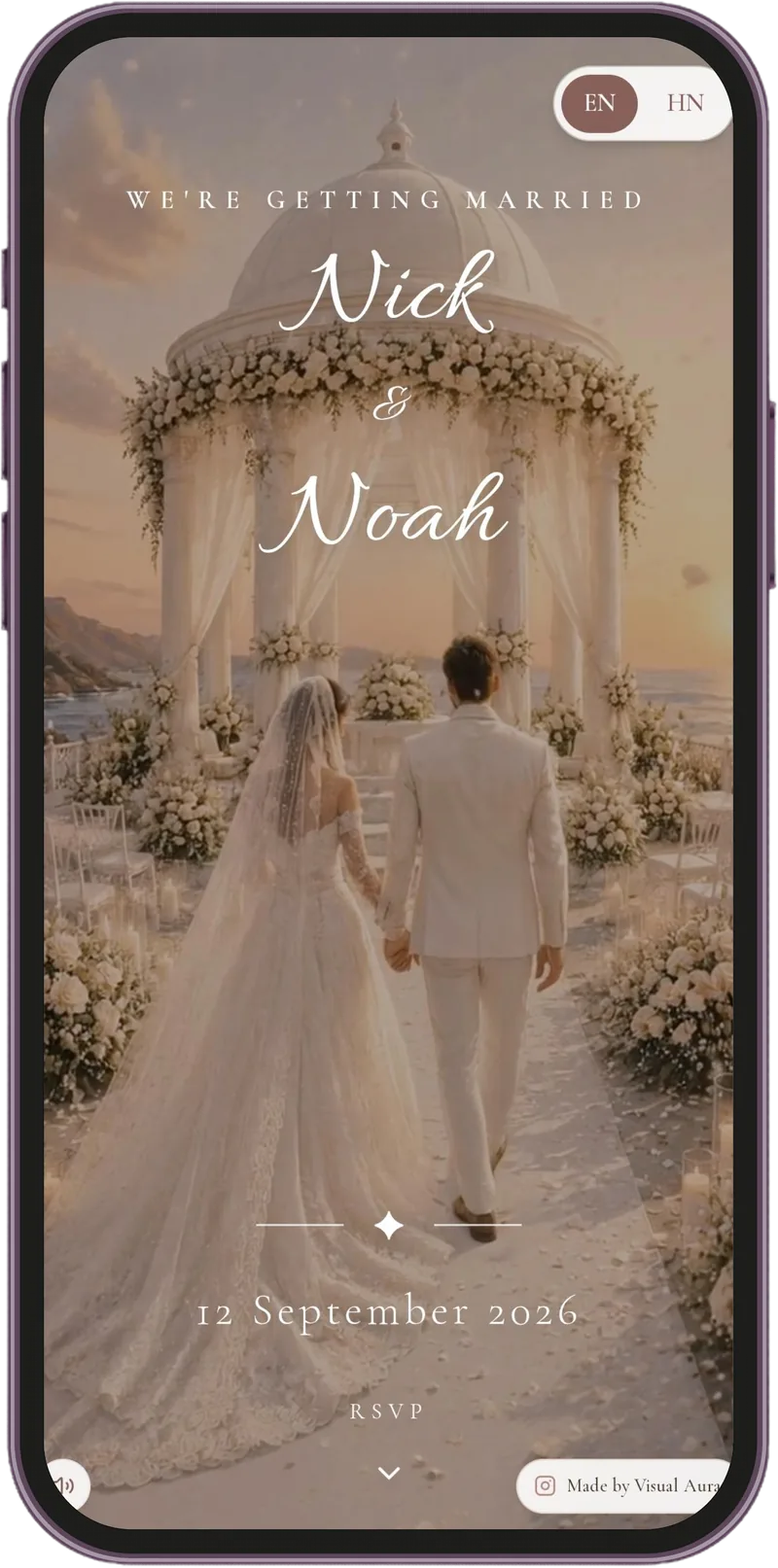 Royal 3 Wedding Website