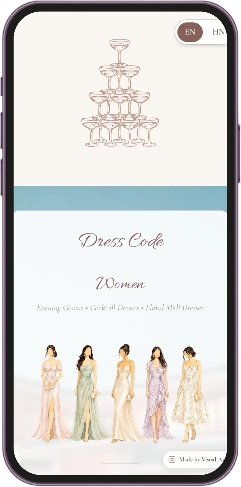Royal 3 Wedding Website