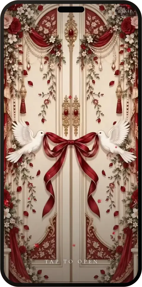 Grand Palace wedding invitation