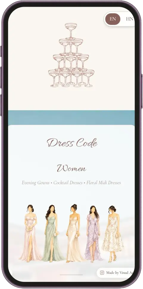 Royal 3 wedding — second screen